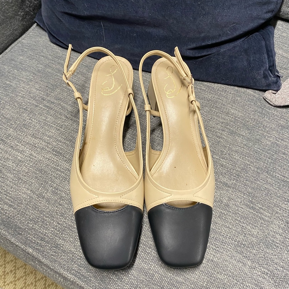 Sam Edelman Tarra Pump – Women’s US 10.5 – Two-Tone/Black Cap Toe